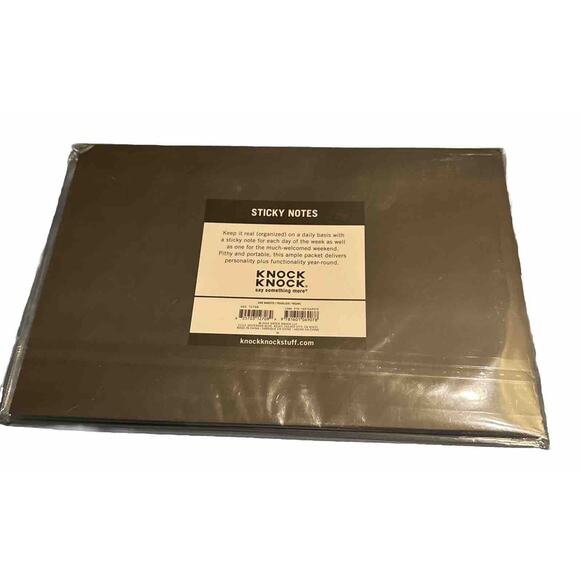 Clever Sticky Notes Tell It Like It Is Seriously Just Saying Duh Knock Knock NEW - Picture 4 of 5